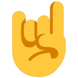 🤘 Sign of The Horns, Emoji by Microsoft