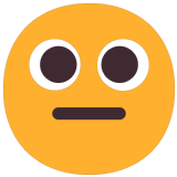 😐 Neutrales Gesicht Emoji von Microsoft