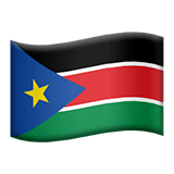 🇸🇸 Flagge: Südsudan Emoji von Apple