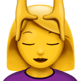 💆‍♀️ Femme Qui Se Fait Masser Emoji par Apple