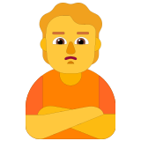 🙎 Schmollende Person Emoji von Microsoft