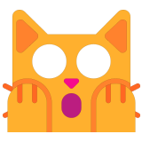 🙀 Erschöpfte Katze Emoji von Microsoft