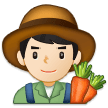 👨🏻‍🌾 Мужчина-Фермер: Очень Светлый Тон Кожи, смайлик от Samsung