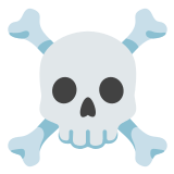 ☠️ Skull and Crossbones, Emoji by Google
