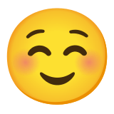 ☺️ Lächelndes Gesicht Emoji von Google