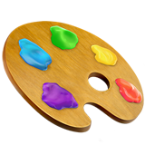 🎨 Artist Palette, Emoji by Apple