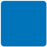 🟦 Blaues Viereck Emoji von Microsoft