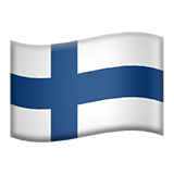 🇫🇮 Флаг: Финляндия, смайлик от Apple