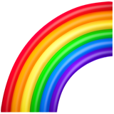 🌈 Regenbogen Emoji von Apple