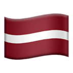 🇱🇻 Drapeau : Lettonie Emoji par Microsoft