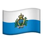 🇸🇲 Flagge: San Marino Emoji von Microsoft