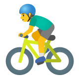 🚴‍♂️ Cycliste Homme Emoji par Google