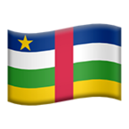 🇨🇫 Flag: Central African Republic, Emoji by Microsoft