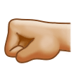 🤛🏼 Faust Nach Links: Mittelhelle Hautfarbe Emoji von Samsung