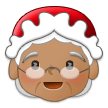 🤶🏽 Weihnachtsfrau: Mittlere Hautfarbe Emoji von Samsung
