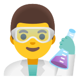 👨‍🔬 Wissenschaftler Emoji von Google