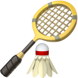 🏸 Badminton, Emoji by Apple