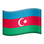 🇦🇿 Флаг: Азербайджан, смайлик от Microsoft