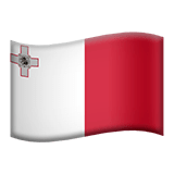 🇲🇹 Flagge: Malta Emoji von Apple