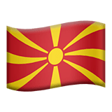 🇲🇰 Flagge: Nordmazedonien Emoji von Apple