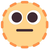 🫥 Dotted Line Face, Emoji by Microsoft