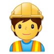 👷 Bauarbeiter(in) Emoji von Samsung