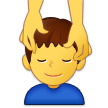 💆‍♂️ Mann, Der Eine Kopfmassage Bekommt Emoji von Samsung