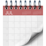 🗓️ Spiral Calendar, Emoji by Apple