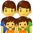 👨‍👨‍👧‍👧 Familie: Mann, Mann, Mädchen Und Mädchen Emoji von Samsung