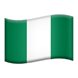 🇳🇬 Drapeau : Nigeria Emoji par Apple
