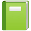 📗 Grünes Buch Emoji von Samsung