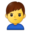 🙎‍♂️ Schmollender Mann Emoji von Samsung