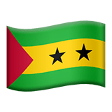 🇸🇹 Flag: São Tomé & Príncipe, Emoji by Apple