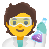🧑‍🔬 Wissenschaftler(in) Emoji von Google