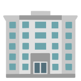 🏢 Bürogebäude Emoji von Google