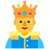 🤴 Prinz Emoji von Microsoft