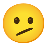 🫤 Face with Diagonal Mouth, Emoji by Google