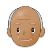 👴🏽 Old Man: Medium Skin Tone, Emoji by Samsung
