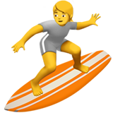 🏄 Person Surfing, Emoji by Apple