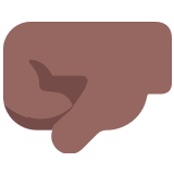 🤛🏾 Faust Nach Links: Mitteldunkle Hautfarbe Emoji von Microsoft