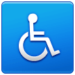 ♿ Symbole Accès Handicapés Emoji par Samsung