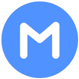 Ⓜ️ Буква «м» в Кружке, смайлик от Microsoft
