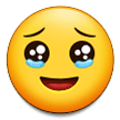 🥹 Face Holding Back Tears, Emoji by Samsung