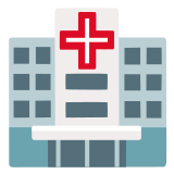 🏥 Krankenhaus Emoji von Google