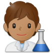 🧑🏽‍🔬 Scientist: Medium Skin Tone, Emoji by Samsung