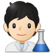 🧑🏻‍🔬 Wissenschaftler(in): Helle Hautfarbe Emoji von Samsung