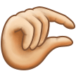 🤏🏻 Pinching Hand: Light Skin Tone, Emoji by Samsung