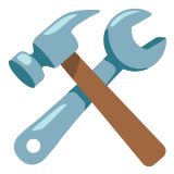 🛠️ Hammer and Wrench, Emoji by Google