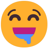 🤤 Drooling Face, Emoji by Microsoft