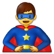 🦸‍♂️ Man Superhero, Emoji by Samsung